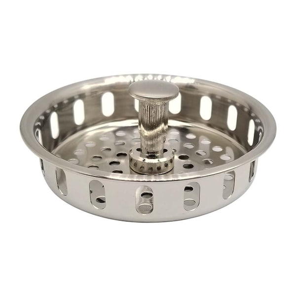 Thrifco Plumbing Kitchen Strainer Basket, Single Post With Beveled Base & O-Rin 4405722 - main